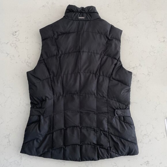 Eddie Bauer EB650 Full Zip Hi Collar Polyester & Down Vest Black Sz S Unisex - Picture 4 of 13